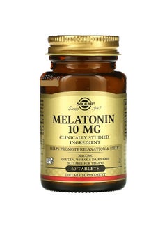Solgar Melatonin, 10 mg, 60 Tablets Packaging May Vary  - Image 1