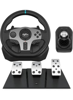 PXN Steering Wheel PS4 Gaming Racing Wheel, PXN V9 Driving Wheel Volante PC 270/900 Degree Vibration and Shifter with Pedals for PC,PS4,Xbox One, Nintendo Switch,PS3,Xbox Series S/X  - Image 1