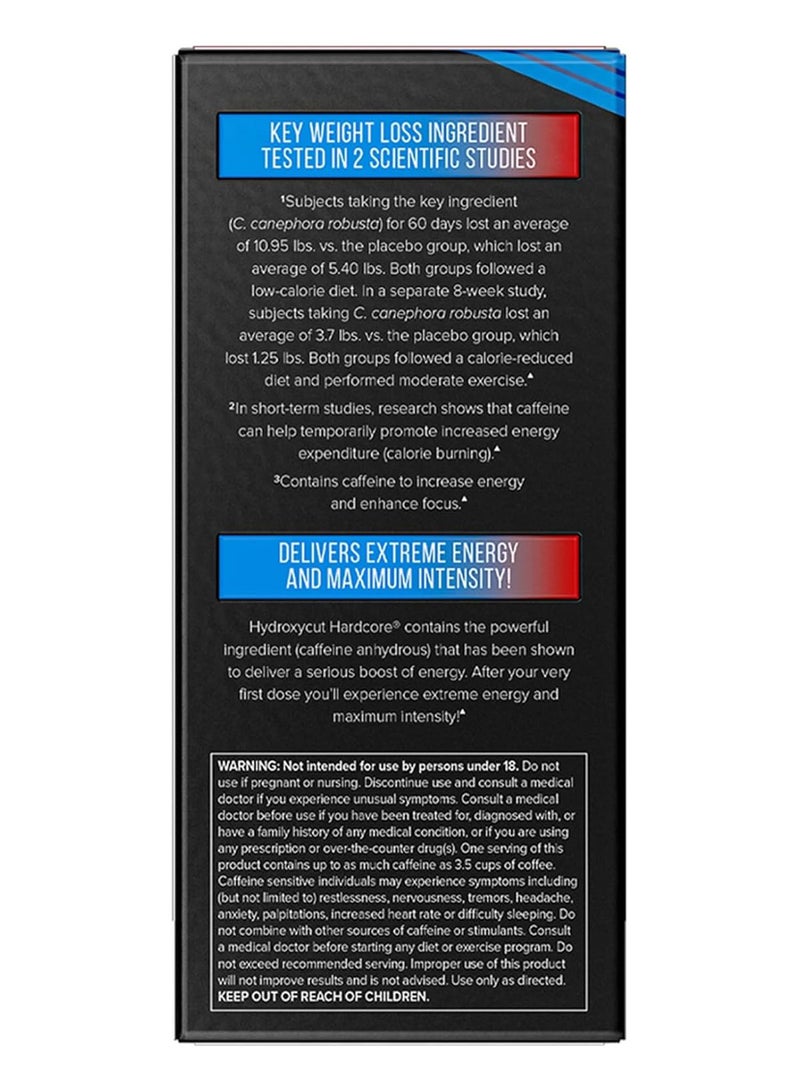 Hydroxycut Hardcore Weight Loss and Energy Supplement - Image 2