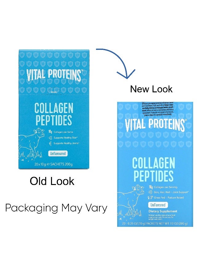 Vital Proteins - Collagen Peptides, Unflavored, 20 Packets, each 0.35 oz Packaging May Vary - Image 1
