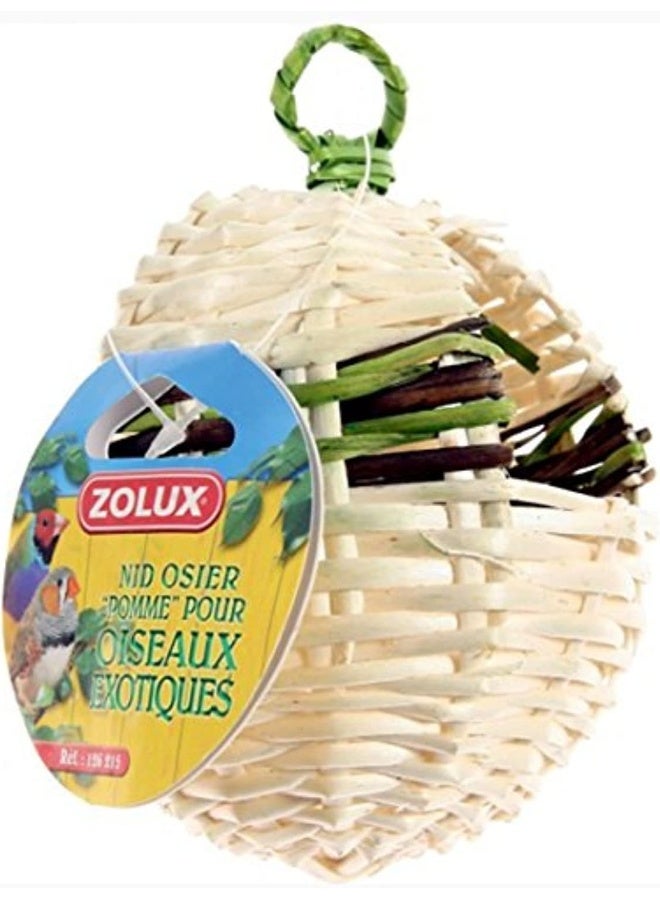 زولوكس عش من الخوص على شكل تفاحة بني - Image 2