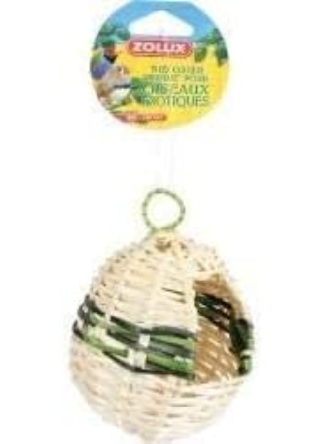 زولوكس عش من الخوص على شكل تفاحة بني - Image 3