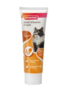 beaphar Multi Vitamin Paste Cat Orange 100grams  - Image 1