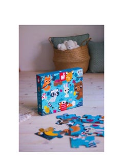 Janod Puzzle Tactile Forest Anmal 20-Piece 65cm  - Image 4