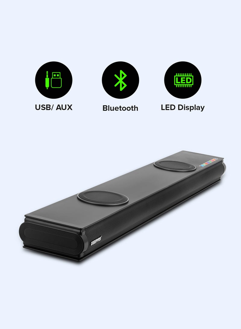 GEEPAS Portable Sound bar System GMS11152 Black - Image 1