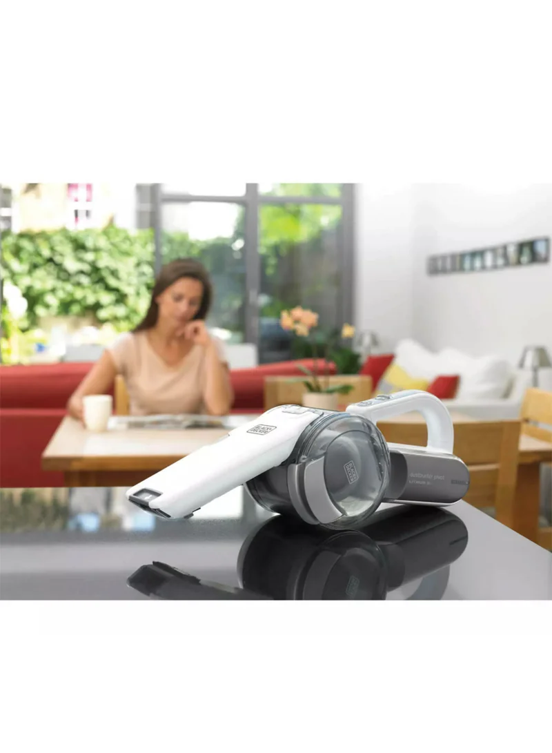 BLACK+DECKER Cordless Dustbuster Pivot Hand Vacuum 18V 440 ml 35 W PV1820L-GB White Grey