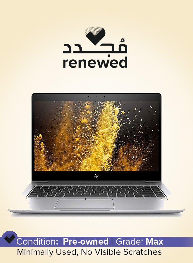 Renewed - EliteBook 840 G6 Laptop With 14-Inch Display, Core i7 8565U Processer/16GB RAM/512GB SSD/Intel UHD Graphics 620 English Silver