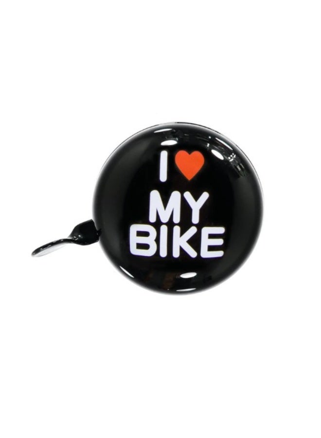 Spartan Bicycle Bell – Loud & Clear “Ding Dong” Sound, Black - Image 1