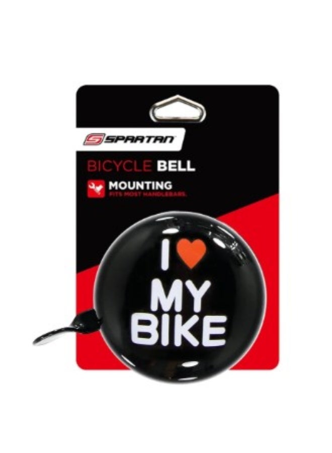 Spartan Bicycle Bell – Loud & Clear “Ding Dong” Sound, Black - Image 4