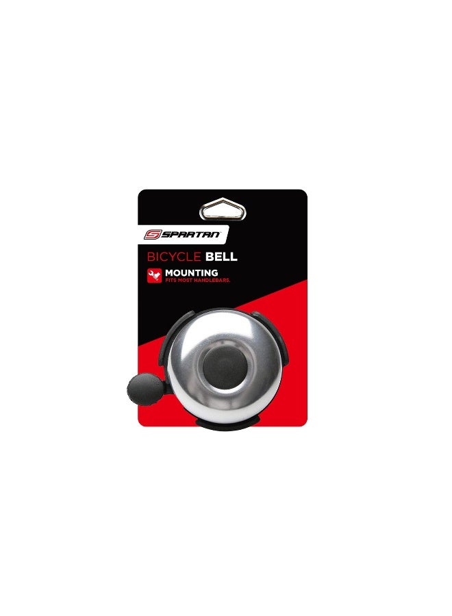 Spartan Bicycle Bell – Silver | Durable Aluminum Bike Bell for Clear Sound & Easy Installation - Image 2