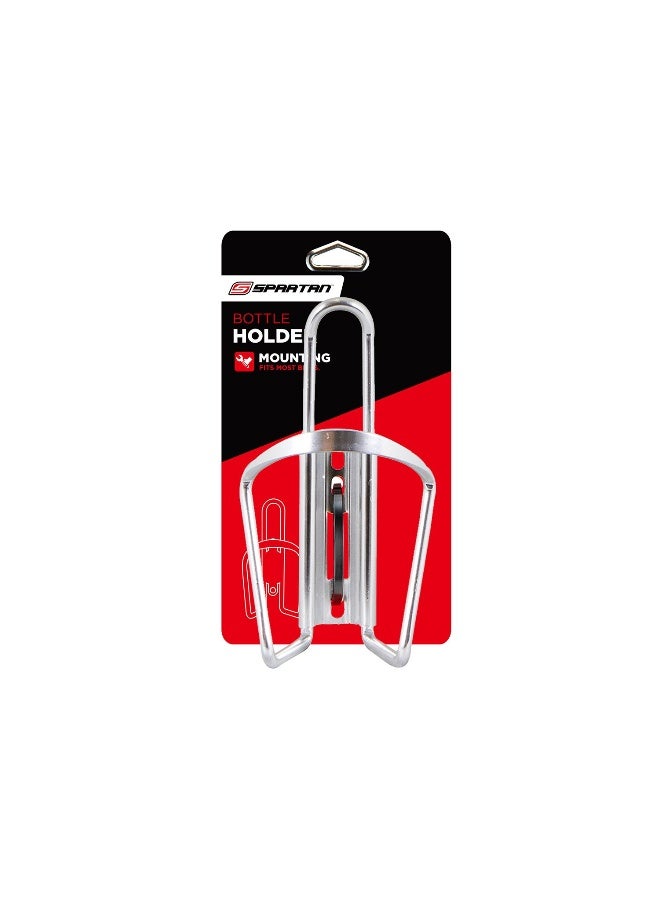 Spartan Bicycle Bottle Holder – Lightweight Adjustable 7.5×7.5×14.5 cm Cage for Secure Mounting of Water Bottles, Compact and Durable Design for Easy Installation 7.5x7.5x14.5cm 7.5x7.5x14.5cm - Image 2