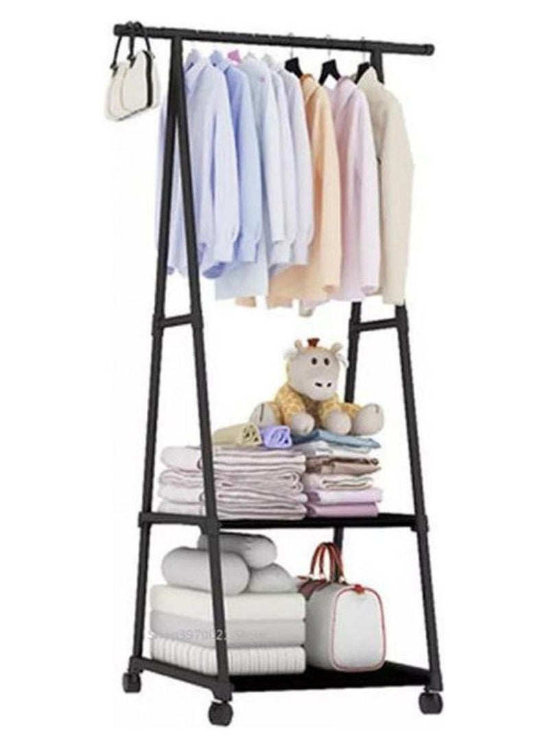 Clothes Stand And Organizer- Coat Rack Metal Black - Image 1