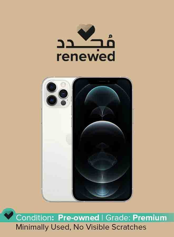 Renewed - iPhone 12 Pro With Facetime Dual Sim 128GB Silver 5G - HK Specs