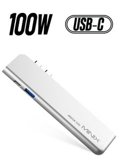 USB-C 4-In-1 Multiport 480GB SSD Storage Hub For MacBook Air, MacBook Pro Silver