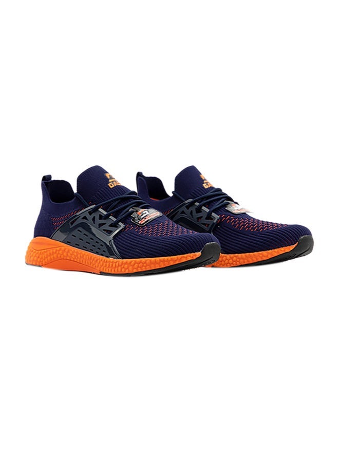 GADZ Men's Accelerate Lace-Up Running Shoes Shoes Navy Blue  - Image 2