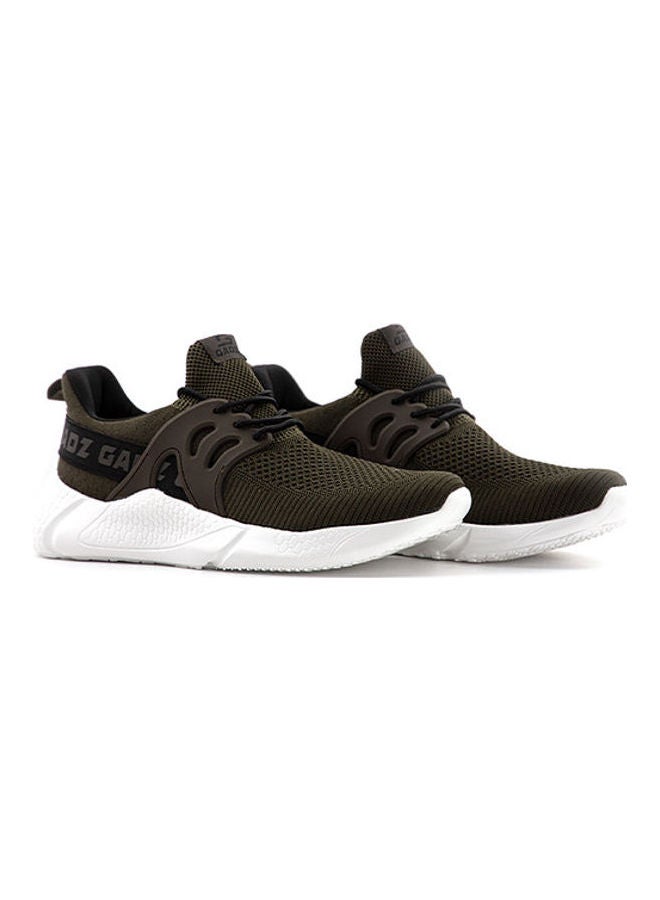 GADZ Men's Momentum Lace-Up Running Shoes Shoes Brown  - Image 3
