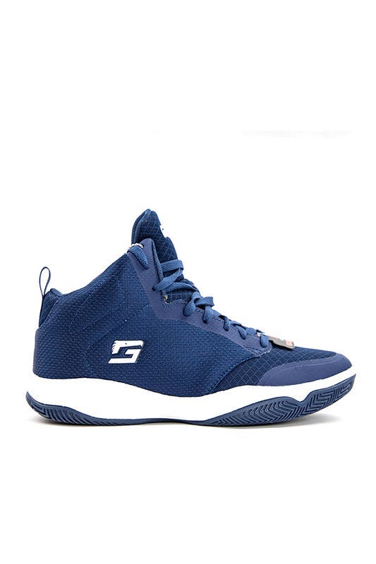 GADZ - Men's Cougar High Top Sneakers Blue - Image 1
