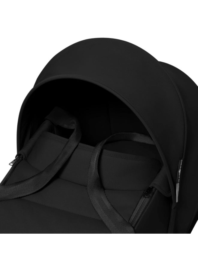 STOKKE - Yoyo 0+ Bassinet, Black Includes Thick Double Mattress, Ventilated Shell And Canopy Requires Yoyo2 Frame - Image 1