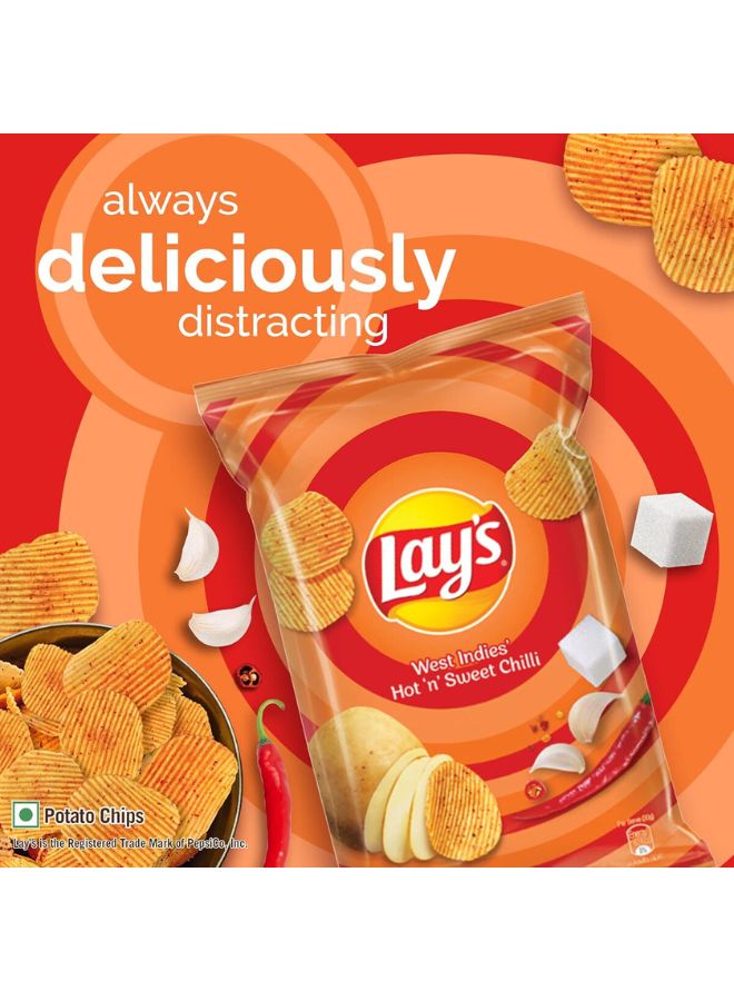 Lay's - West Indies Hot And Sweet Chilli Chips Indian Import 48grams - Image 1