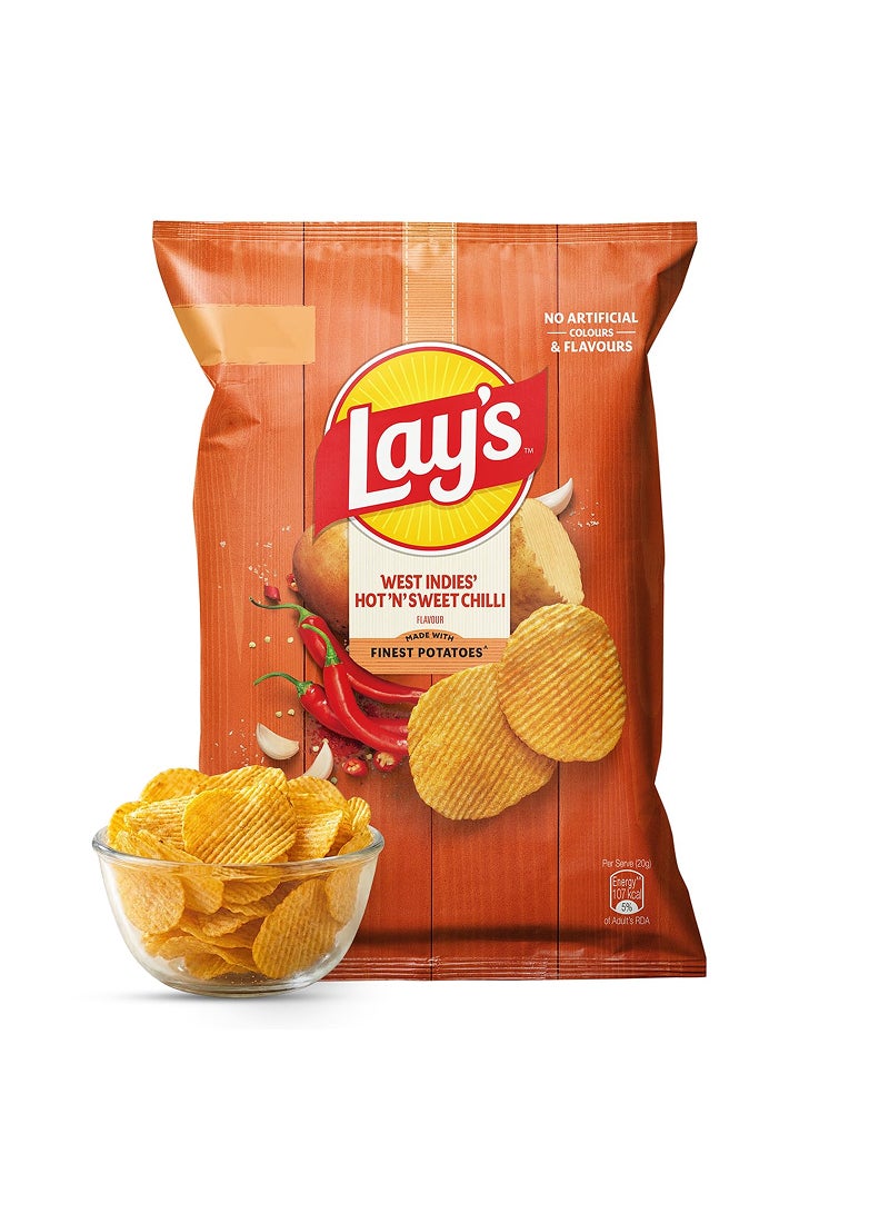 Lay's West Indies Hot And Sweet Chilli Chips Indian Import 52.9grams - Image 1