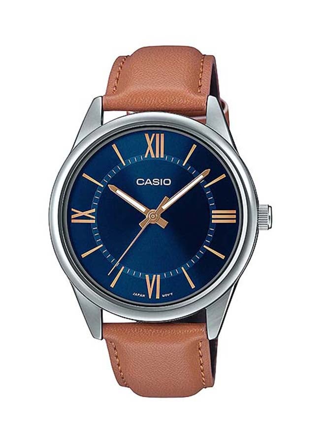 كاسيو ساعة يد MTP-V005L-2B5UDF 47 ملم - لون بني للرجال - Image 1