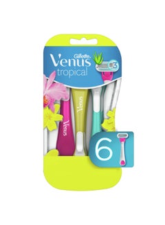 فينوس Tropical Disposable Razor 6 Pieces  - Image 2