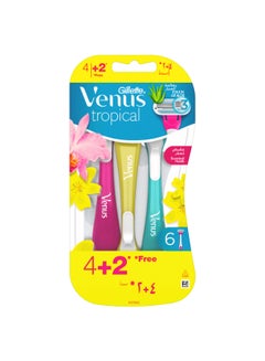 فينوس Tropical Disposable Razor 6 Pieces  - Image 3