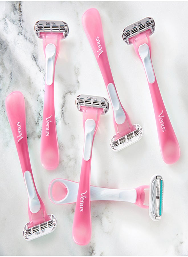 فينوس ماكينة حلاقة حساسة للاستخدام مرة واحدة 6 قطع - Image 5