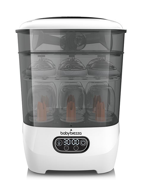 Bottle Sterilizer and Dryer Advanced – Electric Steam Sterilization Machine Universal Sterilizing for All Bottles: Plastic + Glass Pacifiers Breast Pump Parts - HEPA Filtration