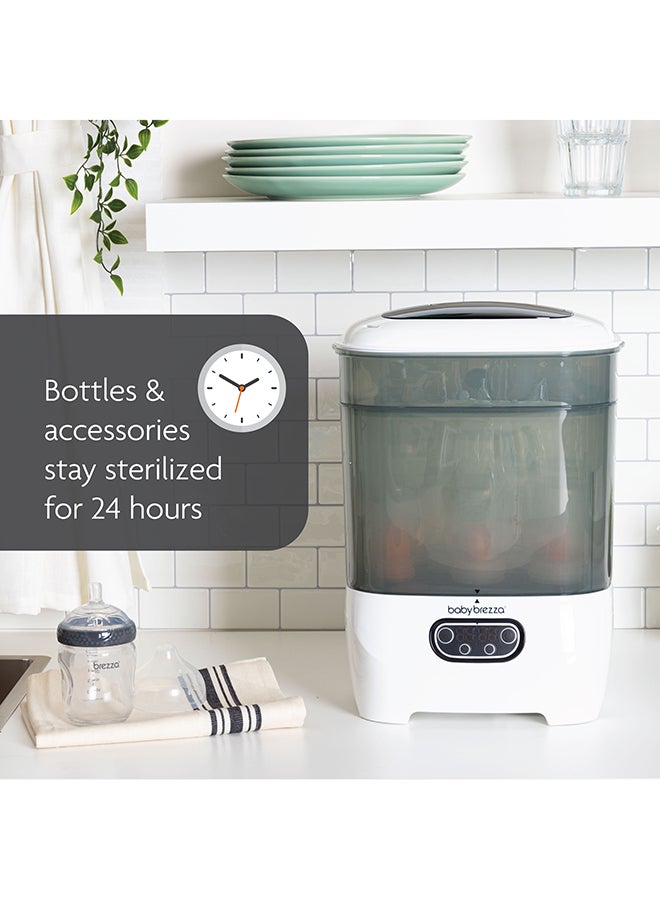 Baby Brezza - Bottle Sterilizer and Dryer Advanced – Electric Steam Sterilization Machine Universal Sterilizing for All Bottles: Plastic + Glass Pacifiers Breast Pump Parts - HEPA Filtration - Image 1