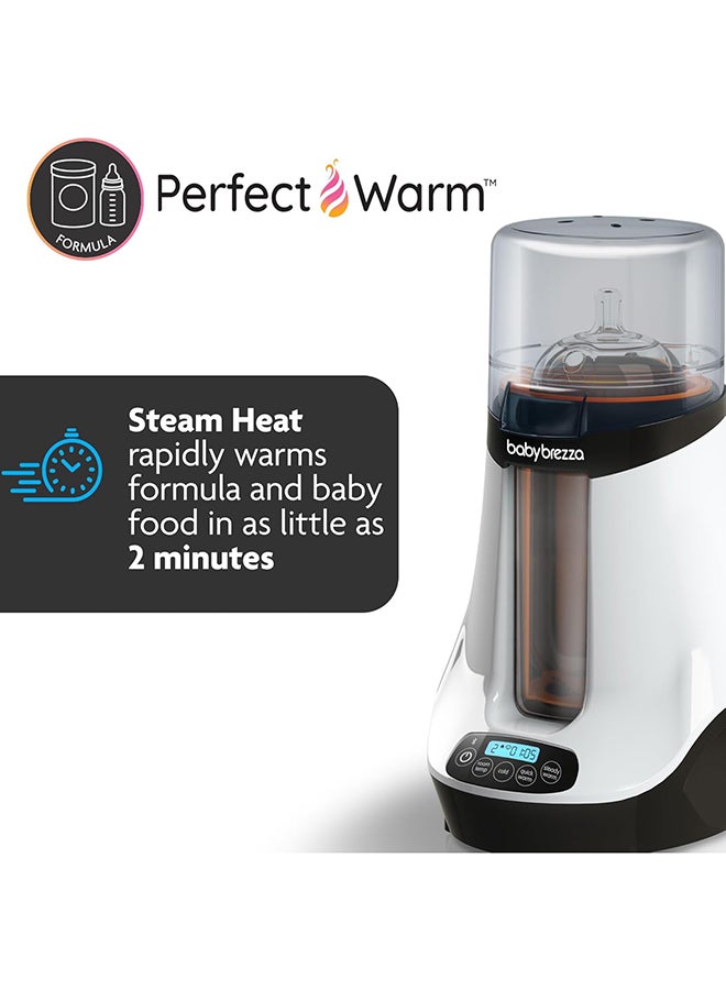 Baby Brezza - Smart Baby Bottle Warmer, Breastmilk Warmer + Defroster - Only Brand with Different Temperatures for Breastmilk + Formula - Universal Fit for All Bottles + Milk Bags - Bluetooth Control - Image 1