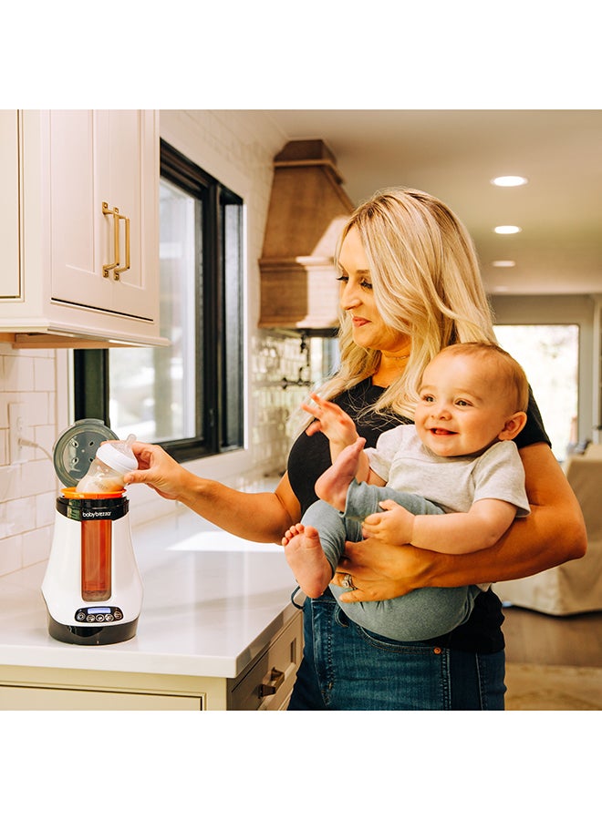 Baby Brezza - Smart Baby Bottle Warmer, Breastmilk Warmer + Defroster - Only Brand with Different Temperatures for Breastmilk + Formula - Universal Fit for All Bottles + Milk Bags - Bluetooth Control - Image 1