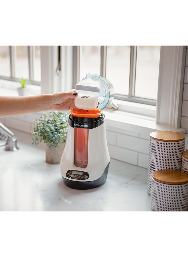 Baby Brezza - Smart Baby Bottle Warmer, Breastmilk Warmer + Defroster - Only Brand with Different Temperatures for Breastmilk + Formula - Universal Fit for All Bottles + Milk Bags - Bluetooth Control - Image 1