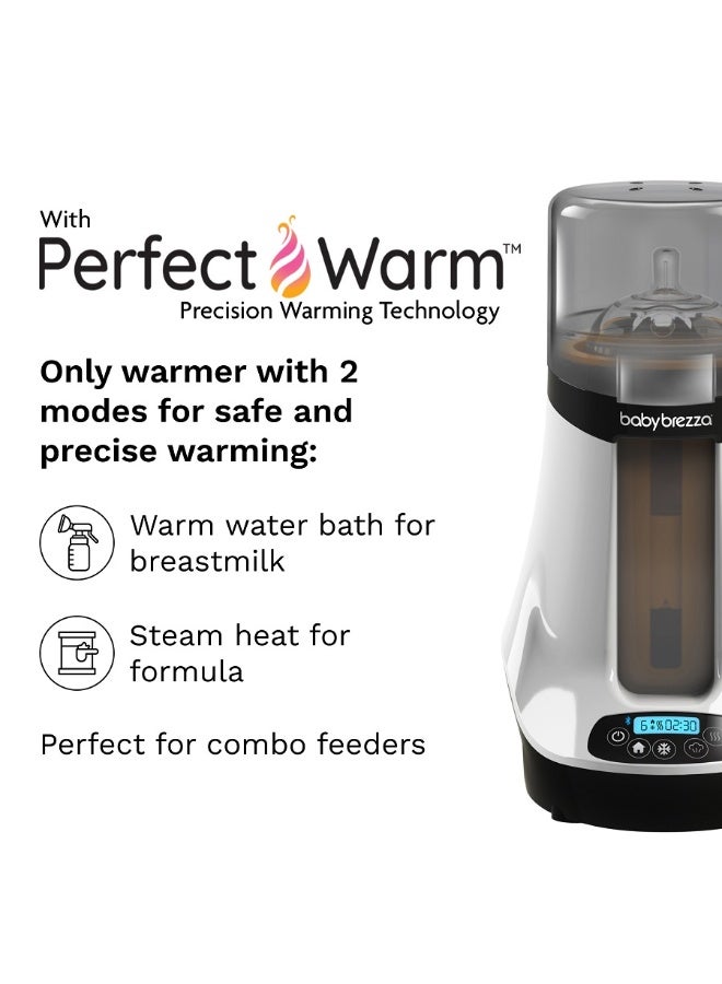 بيبي بريزا سخان كهربائي آمن وذكي لزجاجات الأطفال، سخان حليب الأم + سخان طعام الأطفال + مزيل الصقيع - سخان عالمي يناسب جميع زجاجات الرضاعة: زجاج + بلاستيك - تحكم لاسلكي بالبلوتوث - Image 2
