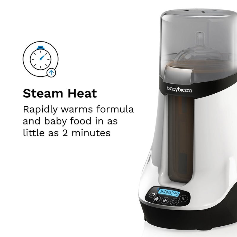 Baby Brezza Smart Baby Bottle Warmer, Breastmilk Warmer + Defroster - Only Brand with Different Temperatures for Breastmilk + Formula - Universal Fit for All Bottles + Milk Bags - Bluetooth Control - Image 5