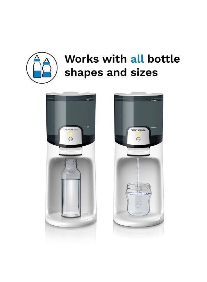 Baby Brezza Instant Baby Bottle Warmer - Fast Water Warmer Instantly Dispenses 24/7 in 3 Temperatures, White - Image 4