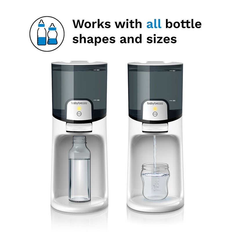 Baby Brezza Instant Baby Bottle Warmer - Fast Water Warmer Instantly Dispenses 24/7 in 3 Temperatures, White - Image 4