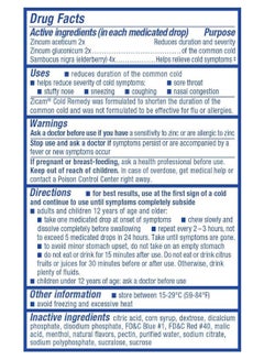 ZICAM Cold Remedy, Medicated Fruit - 25 Drops  - Image 3