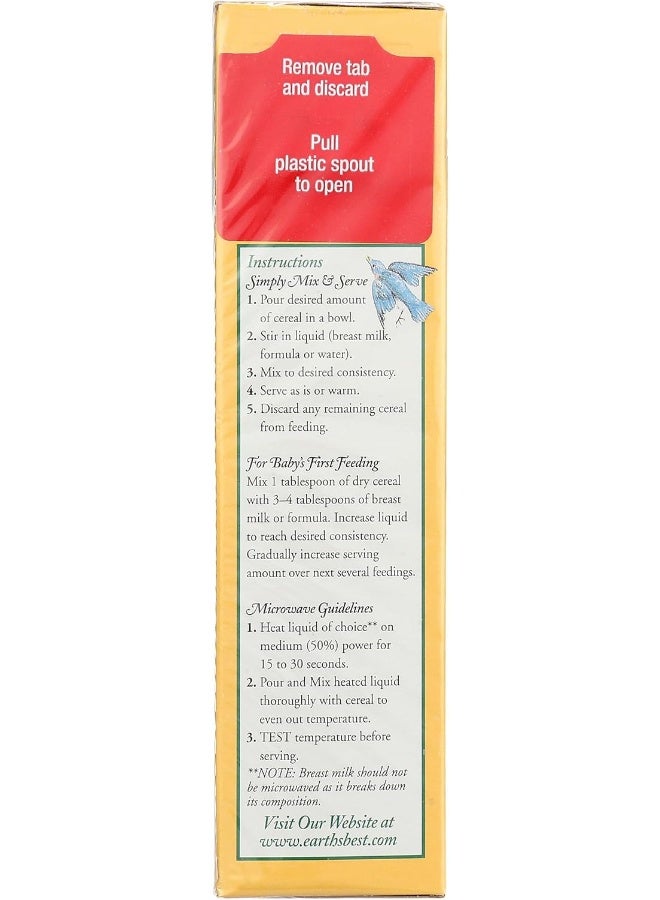 Earth's Best - Organic Whole Grain Oatmeal Cereal, 8 oz 227grams - Image 1