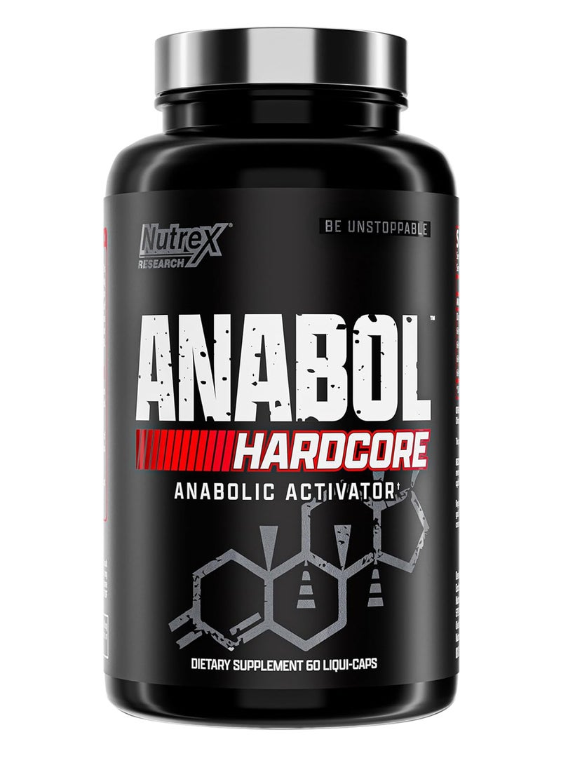 Nutrex Research - Anabol Hardcore Anabolic Activator 60 Liqui-Caps - Image 1