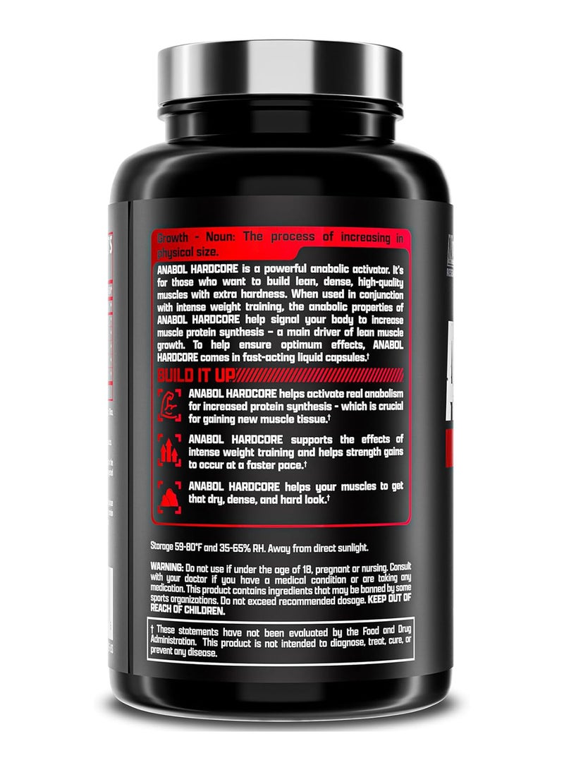 Nutrex Research - Anabol Hardcore Anabolic Activator 60 Liqui-Caps - Image 1