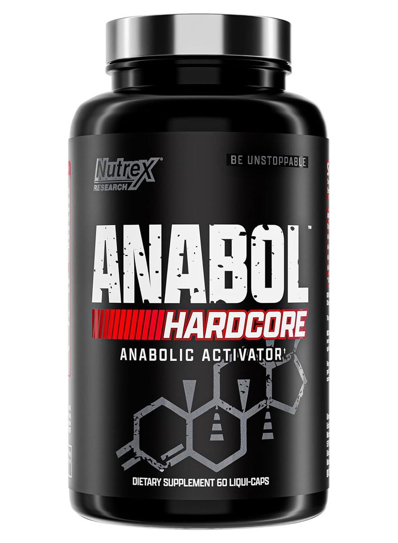 Nutrex Research Anabol Hardcore Anabolic Activator 60 Liqui-Caps - Image 1