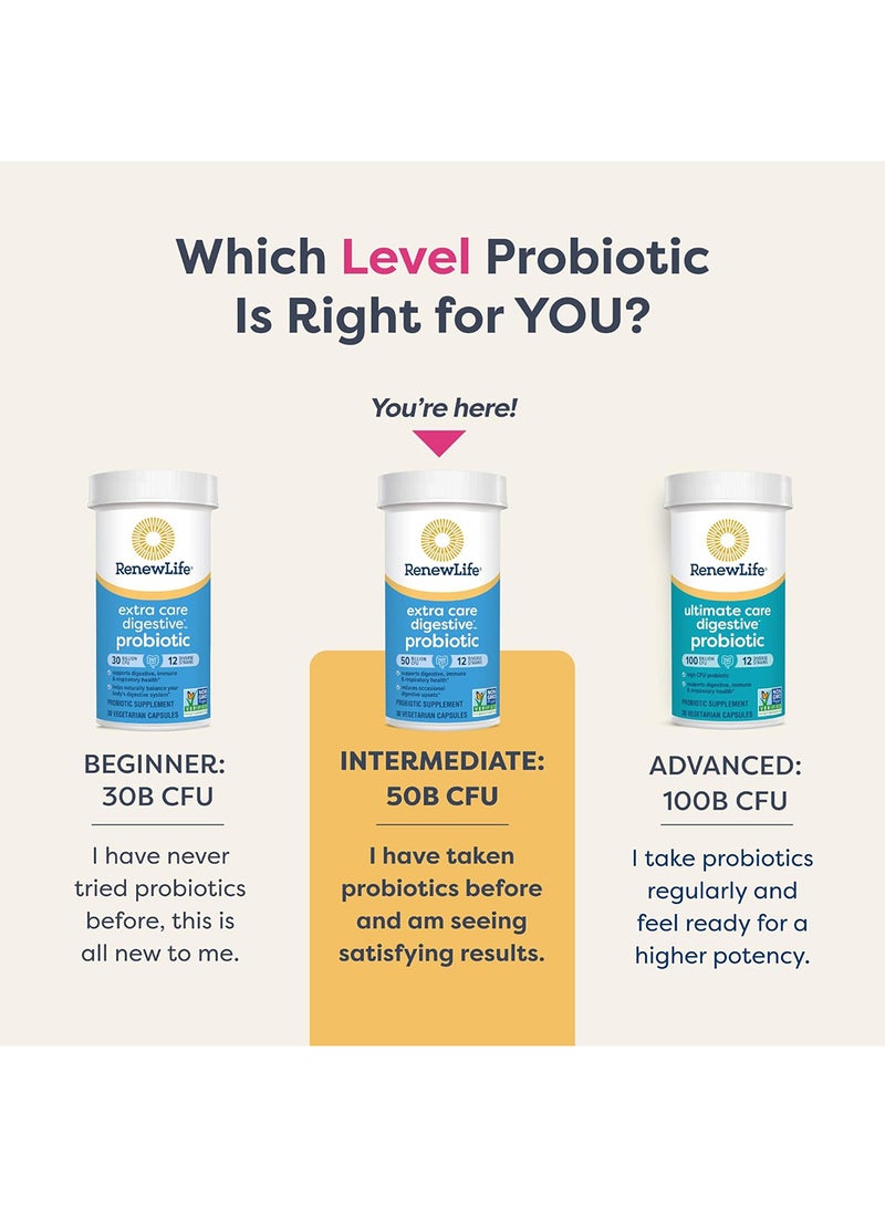 Renew Life, Ultimate Floraâ„¢ Probiotic, 50 Billion CFU, 30 Delayed Release Vegan Capsules - Image 3