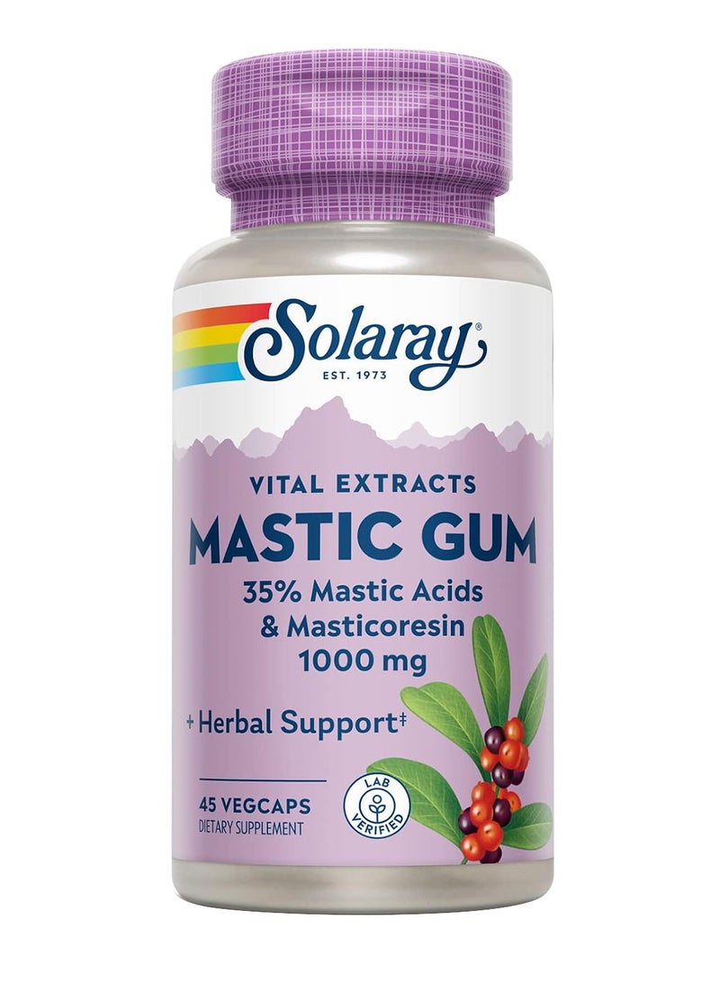 Solaray SOLARAY Vital Extracts Mastic Gum Extract 45 VegCaps  - Image 1
