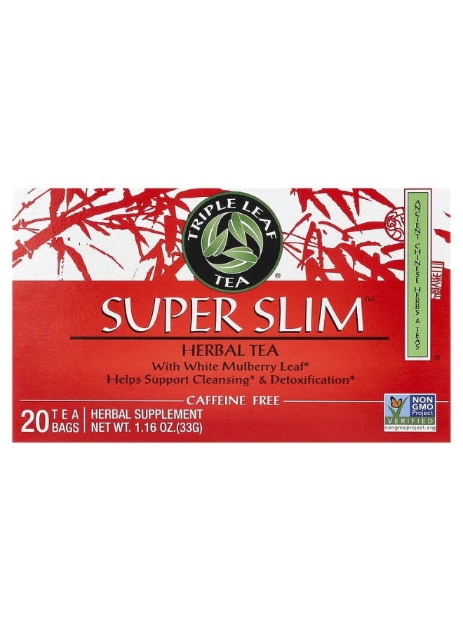 Triple Leaf Tea Pack of 20 - Super Slim Herbal Tea Bags - Image 1