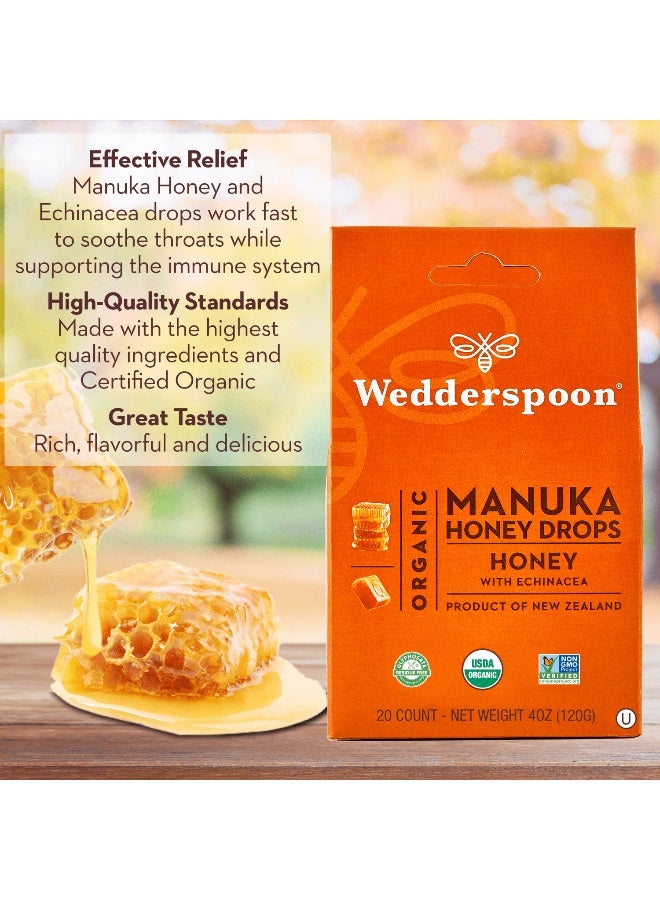 Organic Manuka Honey Drops, Ginger with Echinacea, 4 oz Packaging May Vary - pnsku/N49692012A/45/_/1740988943/339fed5c-259a-4985-9cae-9d126f027872