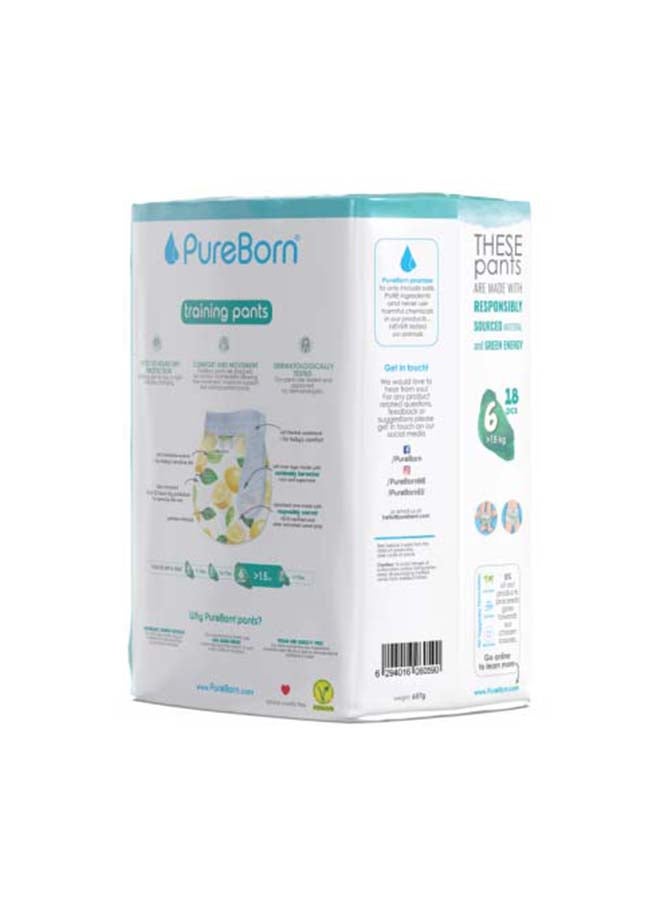 PureBorn Pull Ups Size 6 Single Pack 18 Count - Image 4