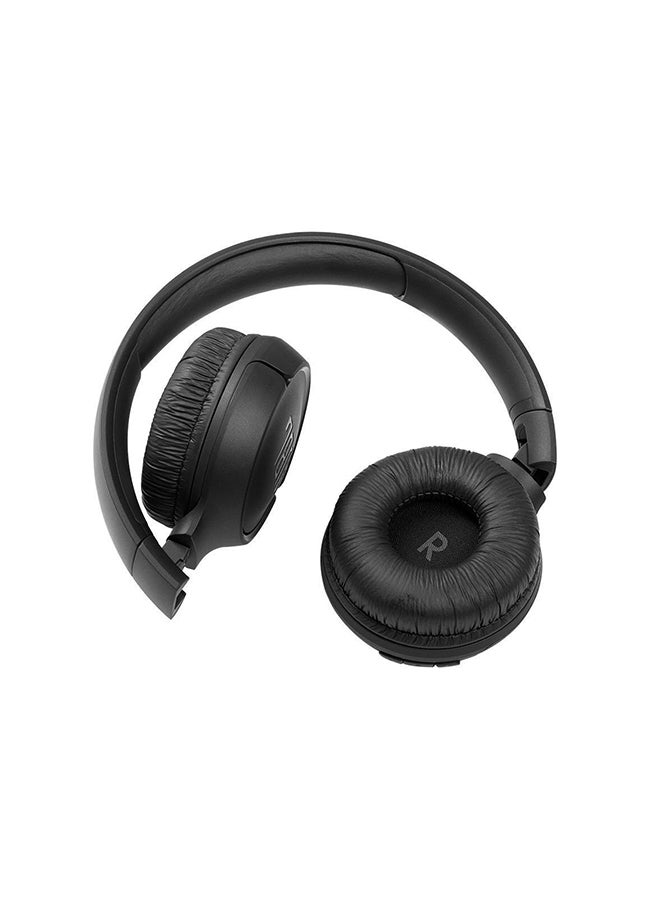 JBL Tune 510Bt Wireless On-Ear Headphones - Pure Bass - 40H Battery - Speed Charge - Fast Usb Type-C - Foldable Black - Image 4