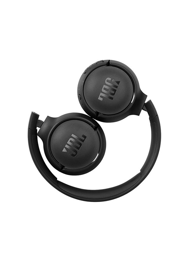 JBL Tune 510Bt Wireless On-Ear Headphones - Pure Bass - 40H Battery - Speed Charge - Fast Usb Type-C - Foldable Black - Image 5