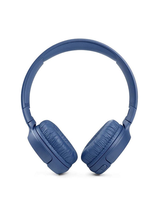 JBL Tune 510Bt Wireless On-Ear Headphones - Pure Bass - 40H Battery - Speed Charge - Fast Usb Type-C - Foldable Blue - Image 5